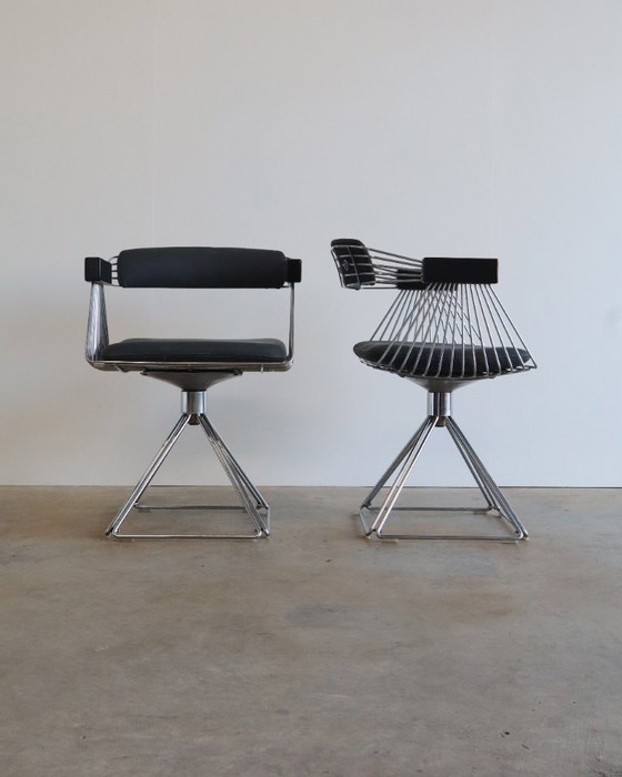 Image 1 of 2 sillas Delta diseñadas por Rudi Verelst para Novalux años 70