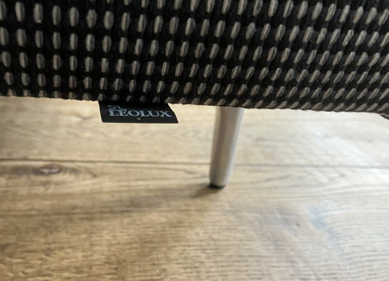 Image 1 of Divano a 3 posti Leolux Horatio con pouf a destra