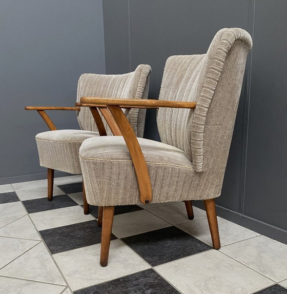 Image 1 of Ensemble de chaises de cocktail avec accoudoirs, années 1960