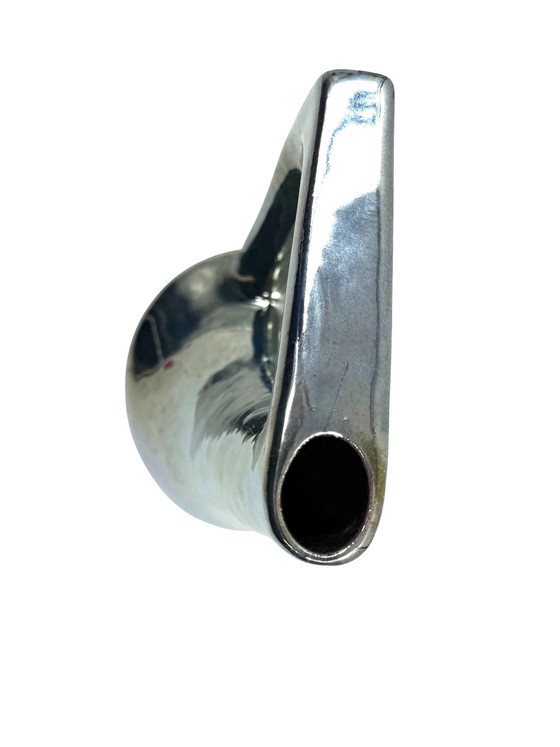 Image 1 of A. Cytère, moderno jarrón de gres iridiscente, Rambervillers Francia años 50