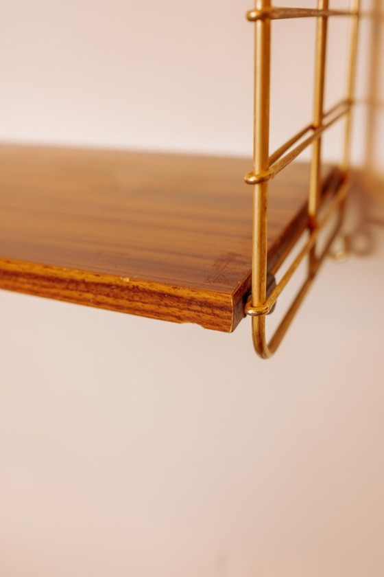 Image 1 of Étagère murale vintage à 3 niveaux