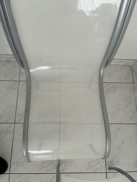 3x Vintage FPE Chair Ron Arad Kartell Italy Set Price – Dining chairs, Plastic, Aluminium (photo 8 of 15)