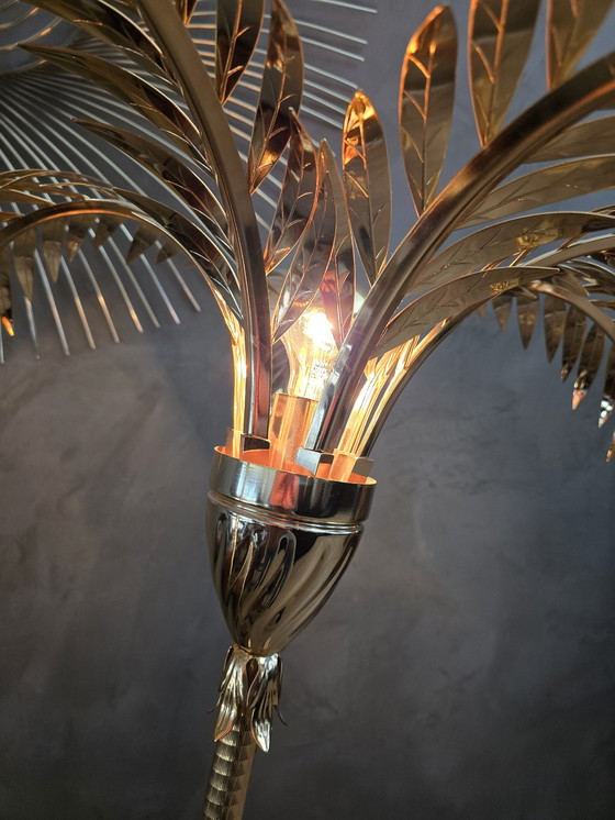 Image 1 of Lampe vintage en forme de palmier style 80s/90s Maison Jansen