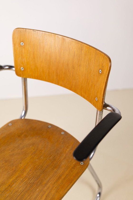 Image 1 of vroege 'Bauhaus'-fauteuil