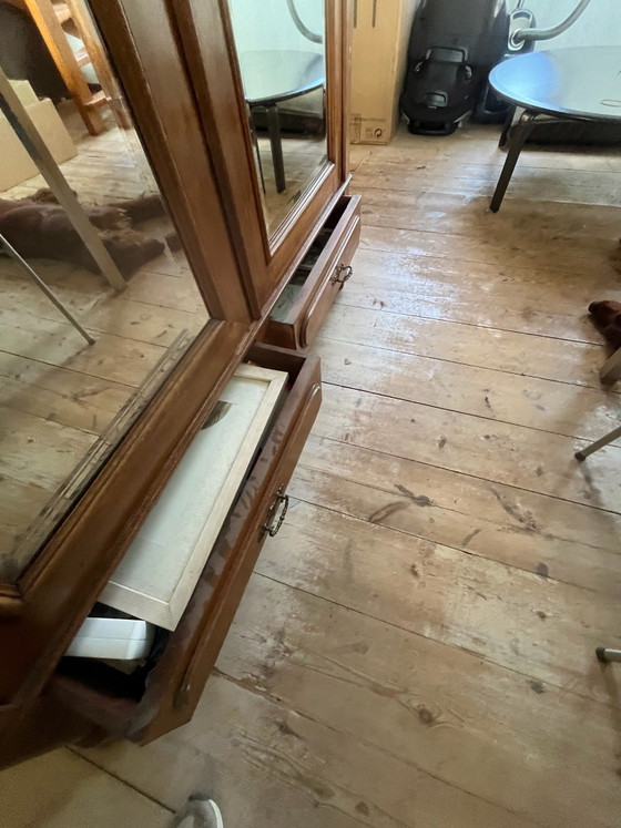 Antique Mirror Cabinet – Wardrobes, Glass, Wood (photo 3 of 5)