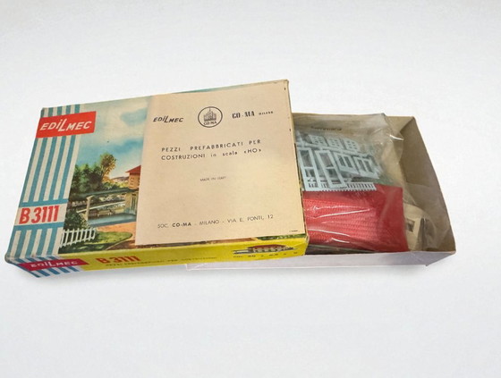EDILMEC B 3110 e B 3111, due kit di modelli in scala HO, Oggetti decorativi, Plastica, Carta, Multicolore (foto 6 di 10)