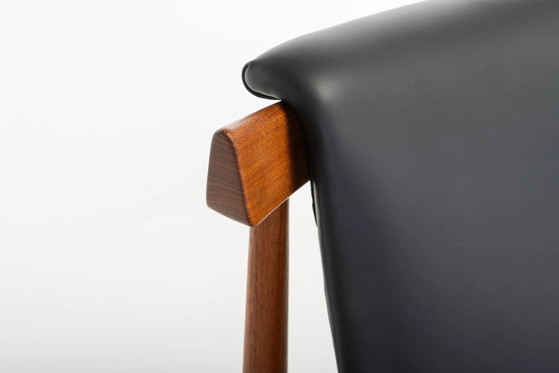 Bwana Lounge Chair and ottoman by Finn Juhl for France & Son, Denmark, 1960s – Armchairs, Leather, Design (photo 14 of 19)