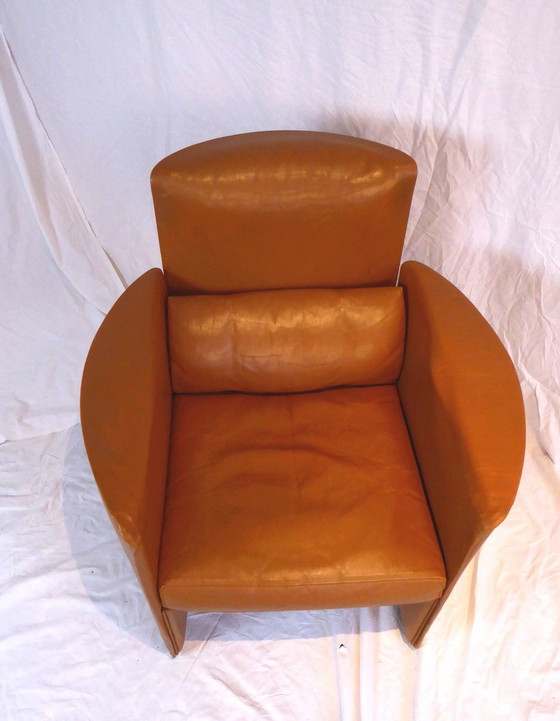 Image 1 of Cognac leather  club armchair