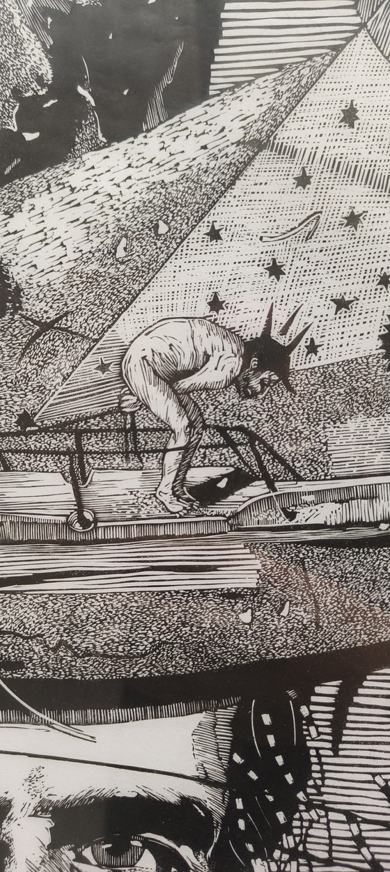 Image 1 of Jerzy Jędrysiak Holzschnitt Hendrick van Prooije