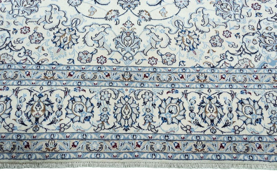 Image 1 of Hand Knotted Nain Carpet With Silk - 386 X 293 Cm