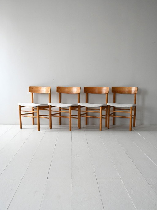 Set van 4 Deense stoelen van Farstrup Furniture