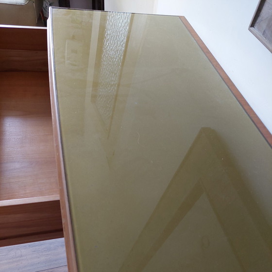 Image 1 of Maßgefertigte Kommode aus Kirschholz im Mid-Century-Stil von La Permanente