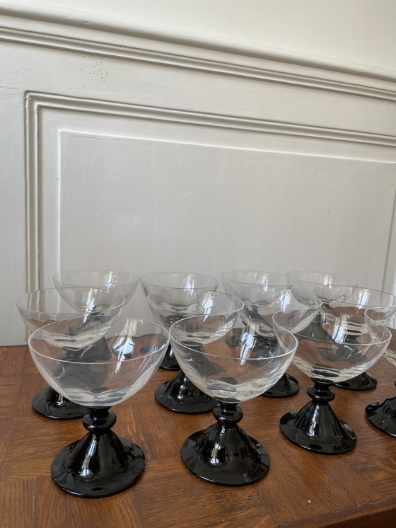 Image 1 of Set di 12 tazze da dessert retrò