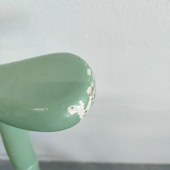 Image 1 of Sedia a scaletta vintage anni '50/'60 da camino (verniciata di verde)