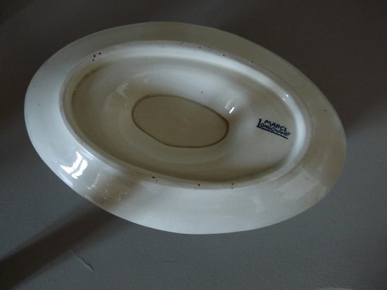 Image 1 of Longchamp "Marcel" juskom van ijzersteen en serveerschalen