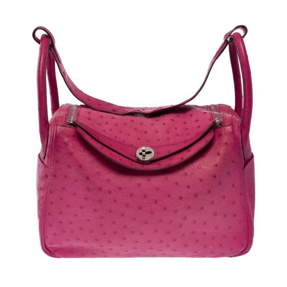 Image 1 of Lindy in exotisch roze leer