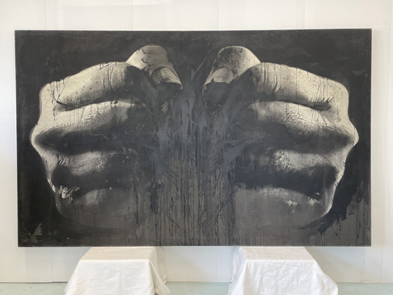 Krijn van Noordwijk Olieverf op Canvas 245 x 150 – Kunst (photo 3 of 5)