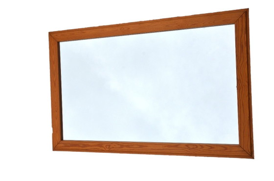 Spiegel met massief grenen frame, 118 x 75 cm, Scandinavische stijl – Glass, Wood (photo 7 of 7)