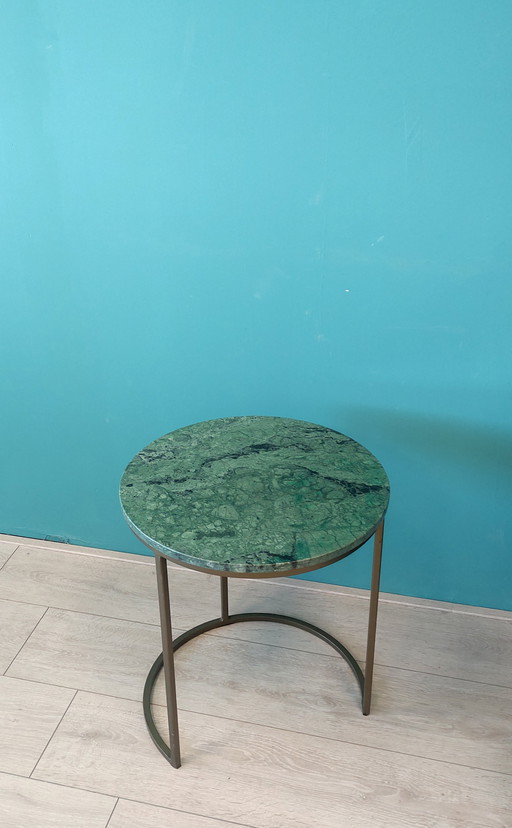 Green Marble Side Table