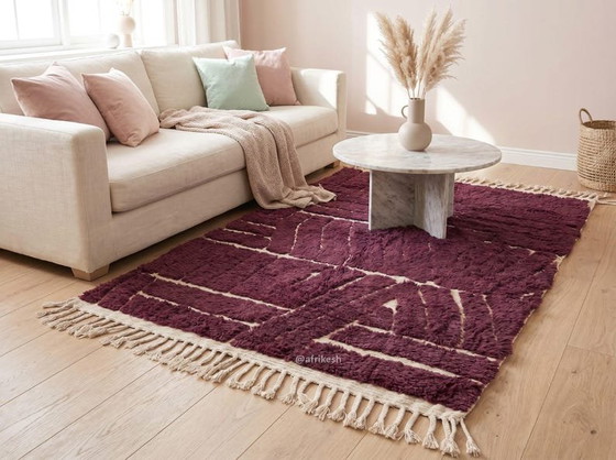 Luxe handgemaakt Berber vloerkleed 200/300cm – Vloerkleden en tapijten, Wool (photo 6 of 8)