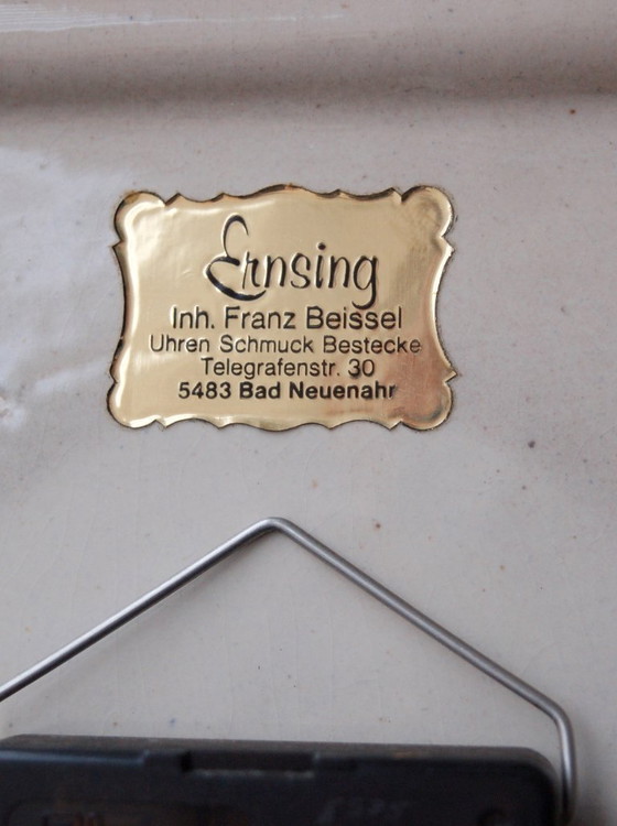 Image 1 of Vintage ceramic wall clock, Germany 1950s