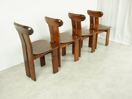 Image 1 of 4x vintage eetkamerstoelen