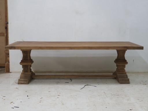Table de Salle à Manger Monastère en Bois Ancien Massif – Spirito (240 x 100 cm)