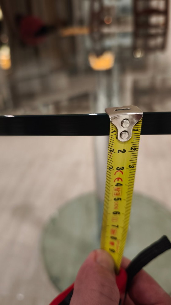 Image 1 of Mesa de comedor Naos Galax - Diseño italiano Action Design - Cristal y acero