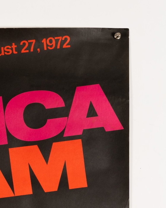 Image 1 of Porsche Road America Can-Am 1972 – Originele vintage Porsche poster van Atelier Strenger – Mid-Century Modern – 102x76 cm
