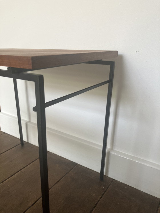 Image 1 of Ensemble de tables d'appoint vintage Pastoe, en métal et bois