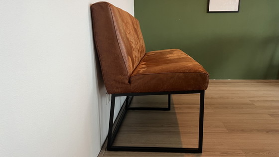 Image 1 of Rona Dining sofa 3-seater micro leather Bari Cinnamom 94