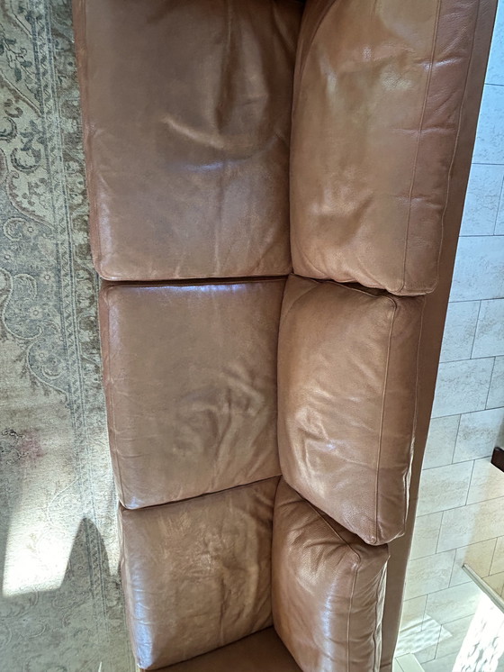 Image 1 of Molinari 2-Seater And 3-Seater Cognac Leather