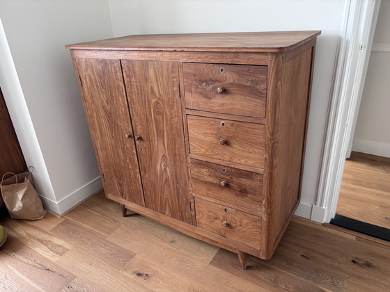 Image 1 of Teakhouten kast