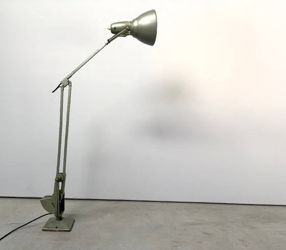 Lampada da officina articolata di Erpe, Belgio, anni '50 – Lampade da tavolo, Metallo (photo 7 of 14)