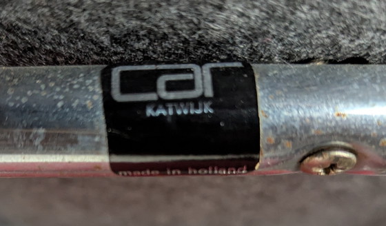 Image 1 of 7 vintage chrome & teak stoelen CAR- Kho Liang le