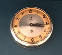 Orologio da parete vintage JAZ “TAMPIC” – Design francese di metà secolo degli anni '50 – Movimento meccanico a 8 giorni