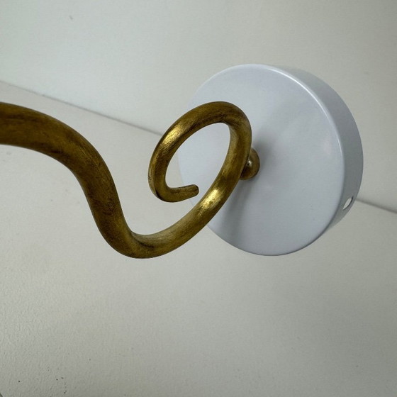 Image 1 of COPPIA DI APPLIQUE VINTAGE IN VETRO E GRANITO