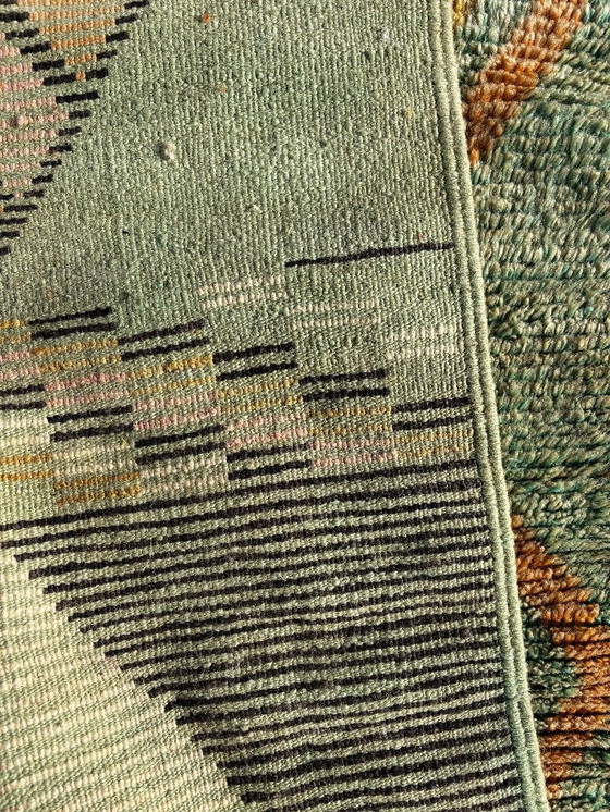 Image 1 of Modern Moroccan Runner Rug 75x370 cm -Moroccan Pastel Wool Hallway Carpet