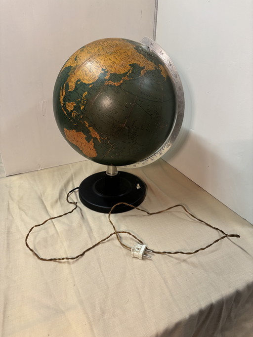Vintage glas globe jaren 60