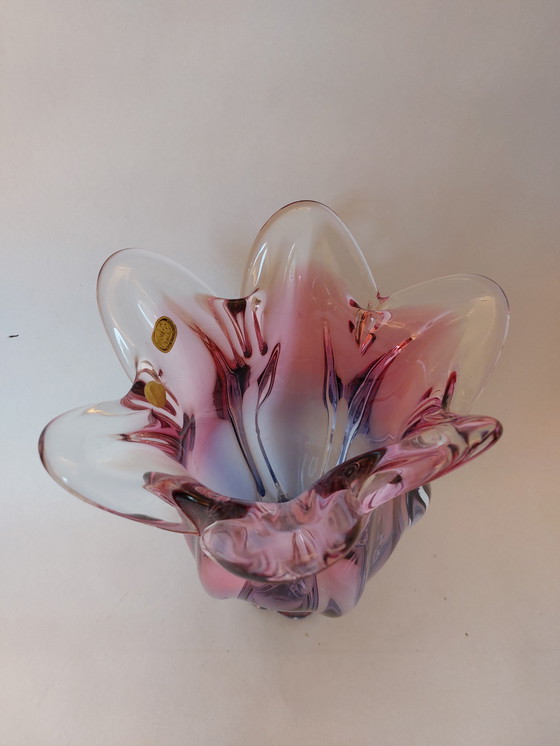 Image 1 of Jarrón de cristal Bohemia