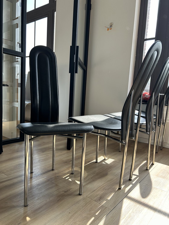 Image 1 of 4x Stühle im 80er Jahre Stil