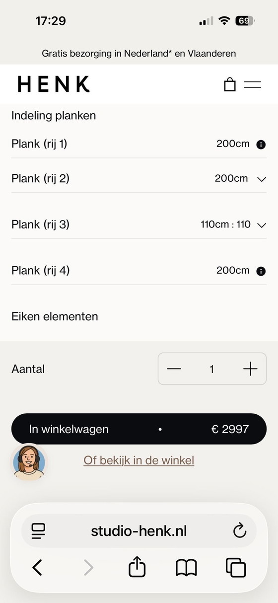 Image 1 of Mobile a muro Studio Henk