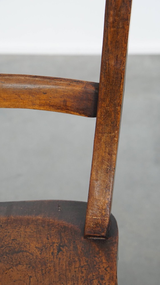 Image 1 of 8 x Antique English Oxford dining/kitchen chair