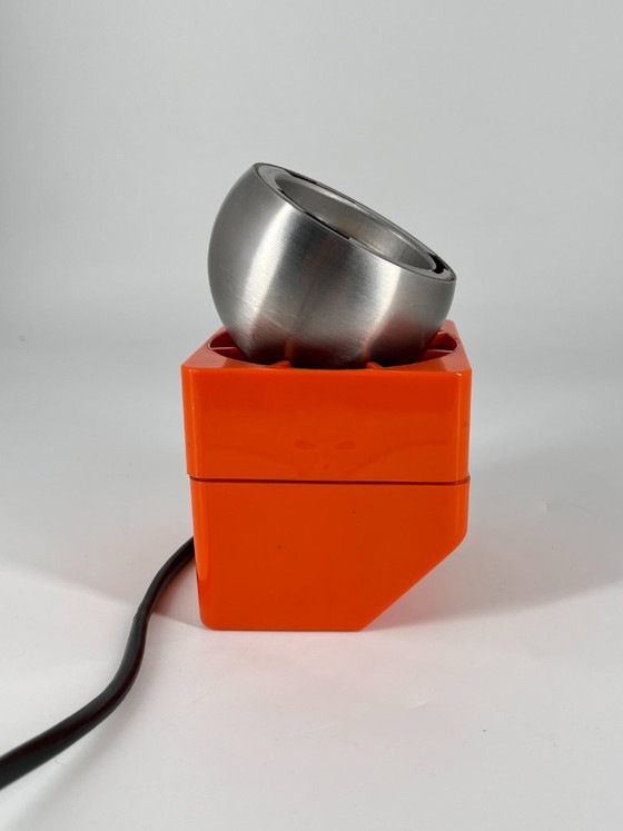 OSRAM Minispot 41601 Space Age Tafellamp in Oranje, Duitsland jaren 70 – Tafellampen, Plastic, Metal (photo 4 of 12)