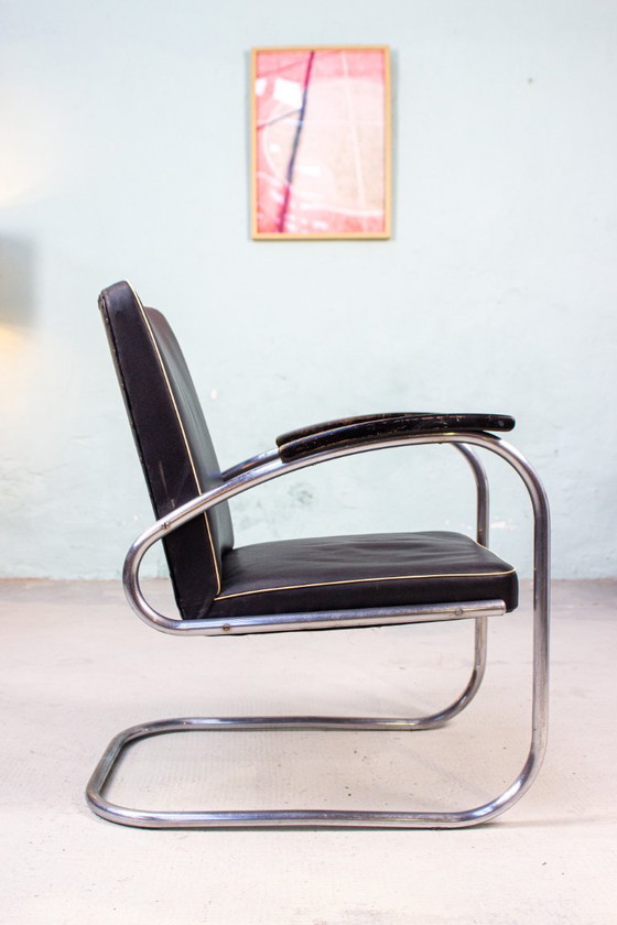 Image 1 of 1 sur 2 Fauteuil Mauser RS7 vintage, fauteuil relax, style milieu du siècle