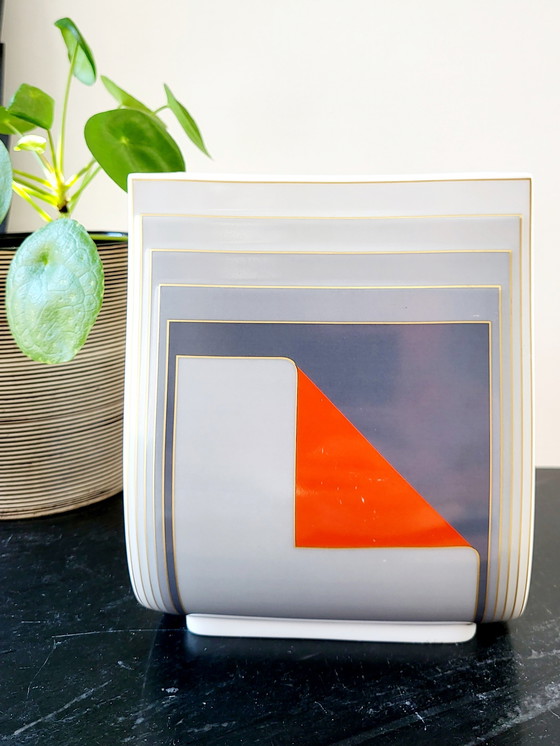 Image 1 of Rosenthal Studio Linie Vase, Designer Christa Goltz, Graphic Design, 1980s