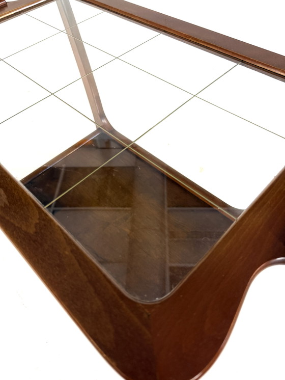 Image 1 of Vintage teakhouten trolley ‘60