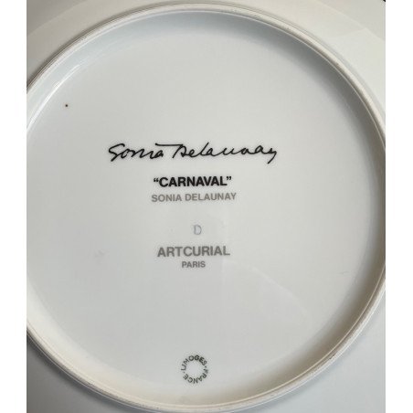Image 1 of "CARNAVAL" BORD, ONTWERP VAN SONIA DELAUNAY, ARTCURIAL EDITIE