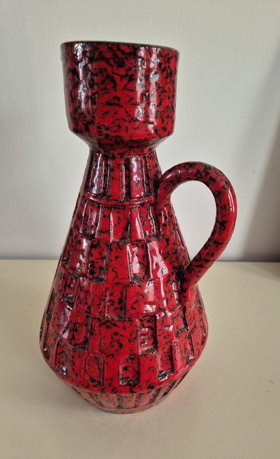 Image 1 of Italiaanse handgemaakte vaas jaren 60/70