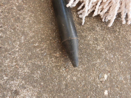 Image 1 of Vintage kantelbare parasol met franjes en zonnebloemmotief - jaren 70/80 - Sauvagnat, gemaakt in Frankrijk